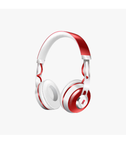 Red Headphone With Bluetooth