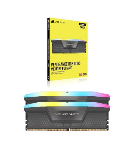 CORSAIR RAM VENGENCE 32*2 DDR-5 64GB 6000MHZ RGB - 5M2B6000C30