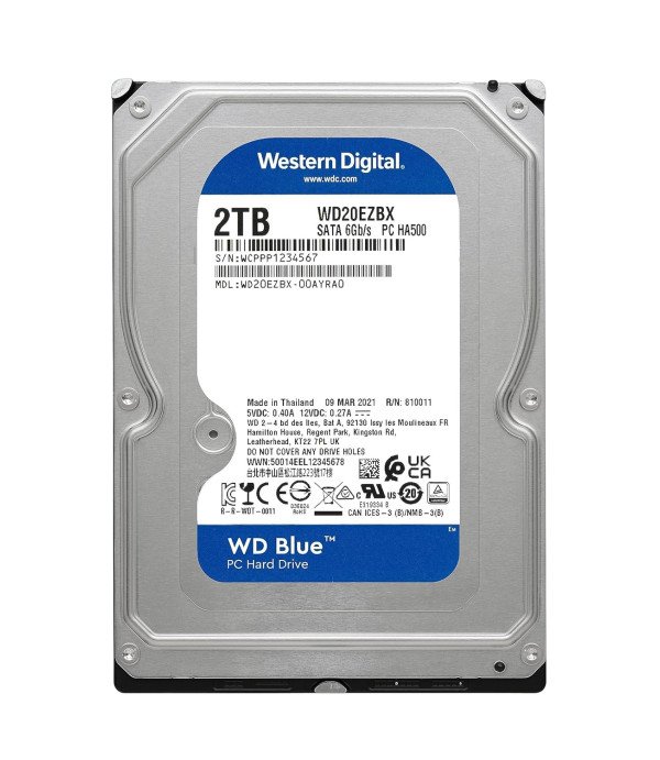 WESTERN DIGITAL HARDDISK 2TB SATA