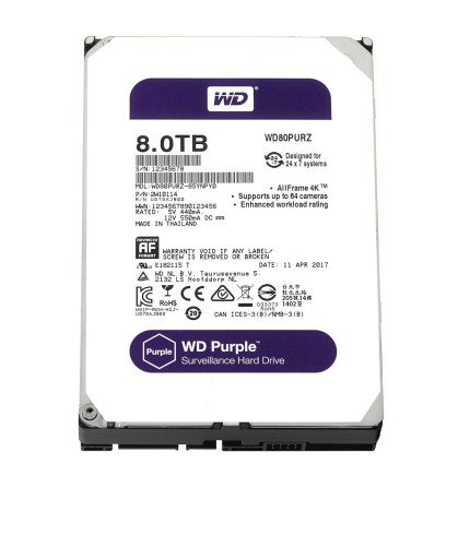 WESTERN DIGITAL HARD DISK AV 8TB SATA