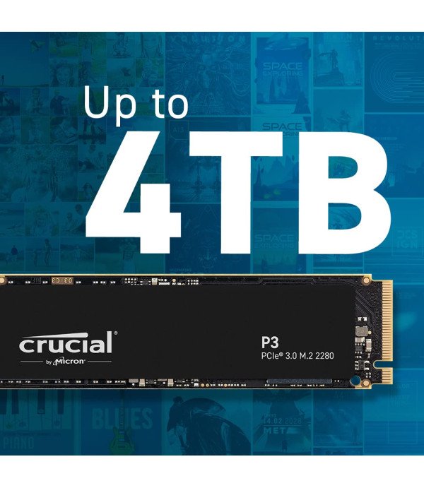 CRUCIAL MICRON NVME SSD P3 1000GB