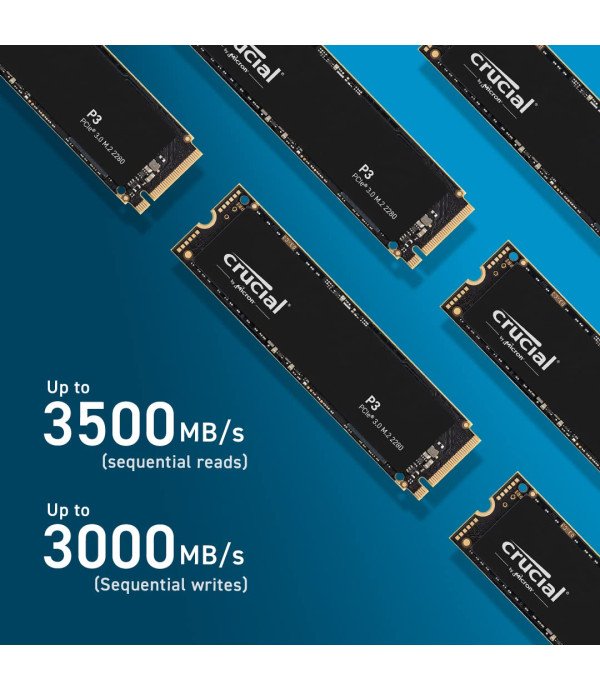 CRUCIAL MICRON NVME SSD P3 1000GB