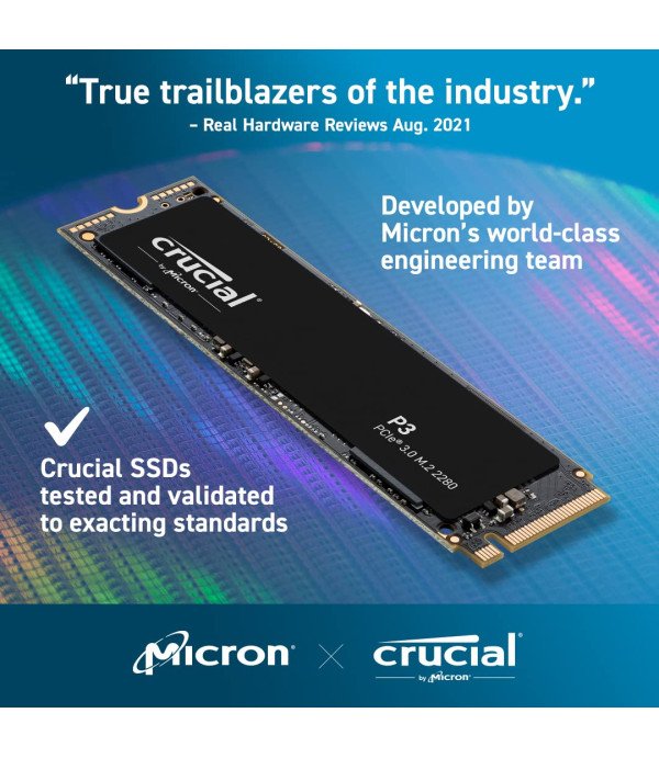 CRUCIAL MICRON NVME SSD P3 1000GB