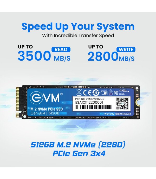 EVM HARDDISK SSD 512GB NVME