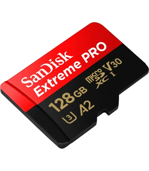 SANDISK EXTREME PRO MICRO SD CARD 128GB 200MBPS