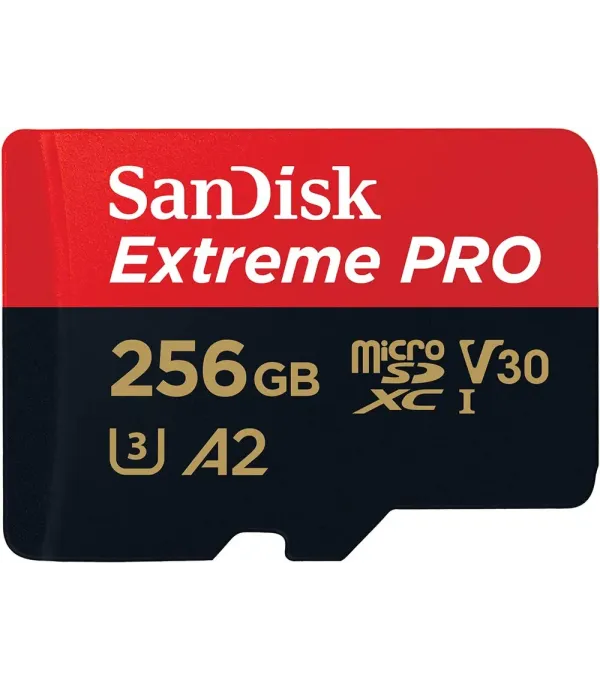 SANDISK EXTREME PRO MICRO SD CARD 256GB 200MBPS