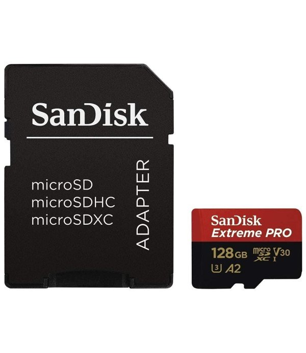 SANDISK EXTREME PRO SD CARD 128GB 200MBPS