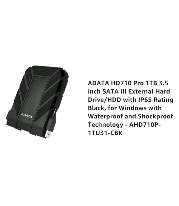 ADATA EXTERNAL HARD DISK 1TB - AHD710P-1TU31-CBK