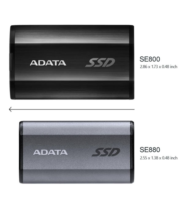 ADATA EXTERNAL SSD 1TB - ADSD0041 - AELI-SE880-1TCG