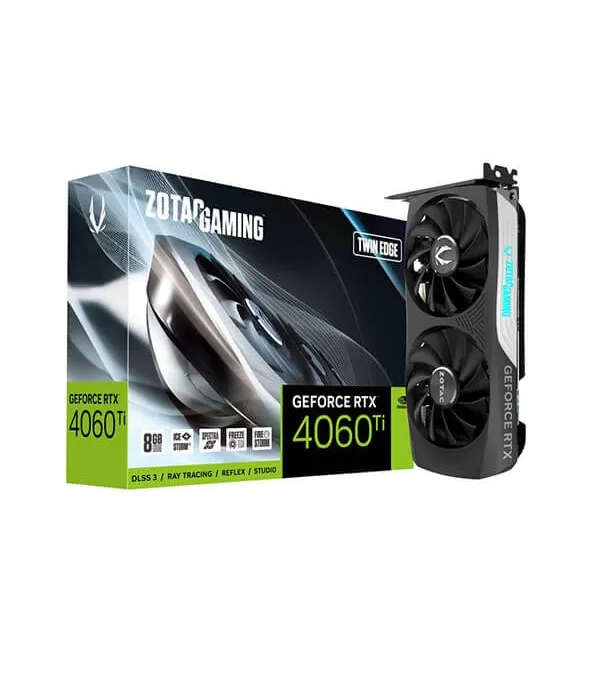 ZOTAC GRAPHICS CARD GAMING RTX4060TI TWIN EDGE 8GB GDDR6