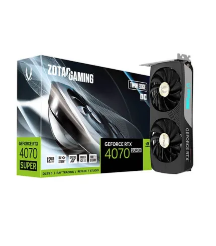 ZOTAC GRAPHICS CARD GAMING RTX4070SUPER TWIN EDGE 12GB GDDR6