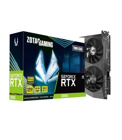 ZOTAC GRAPHICS CARD RTX3060 TWIN EDGE 12GB DDR6