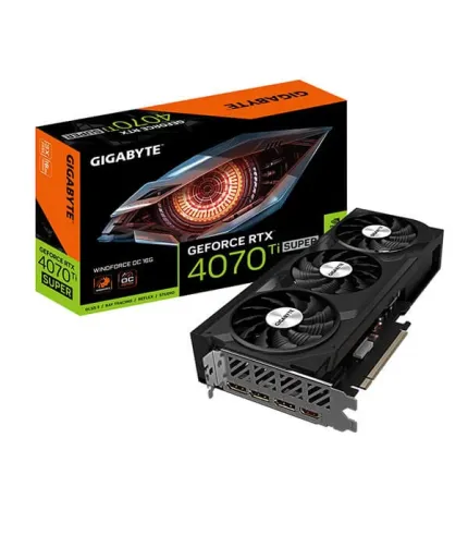 GIGABYTE GRAPHICS CARD RTX4070TI SUPER WIND FORCE 16GB