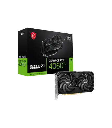 MSI GRAPHICS CARD RTX4060TI VENTUS 2X 8GB DDR6