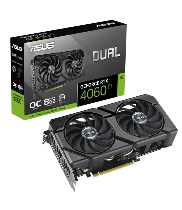 ASUS GRAPHICS CARD DUAL RTX4060TI OC 8GB EVO