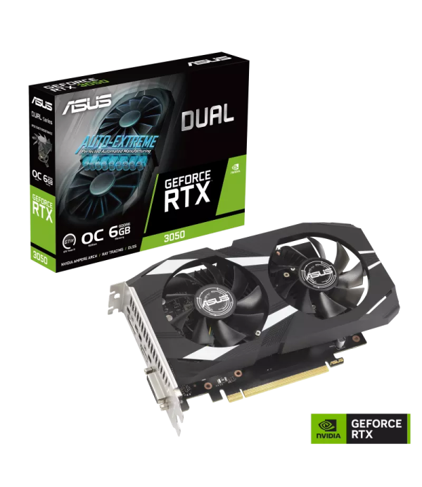 ASUS GRAPHICS CARD DUAL RTX3050 O6G