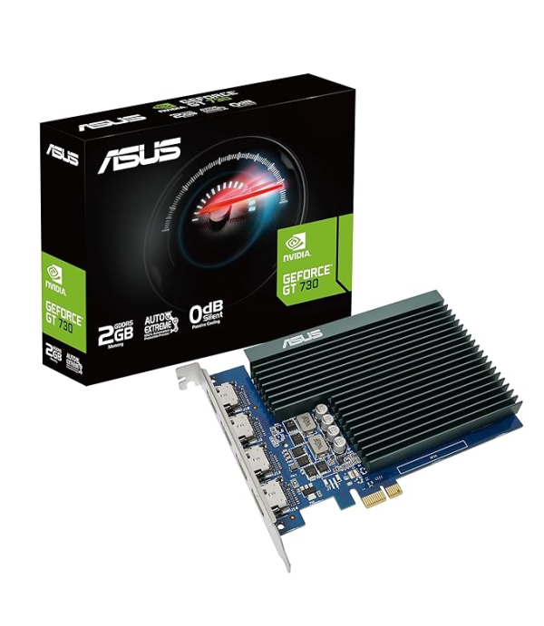 ASUS GRAPHICS CARD GT 730 2GB 4 HDMI