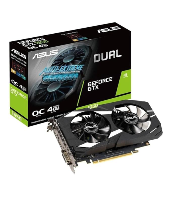 ASUS GRAPHICSCARD GTX 1650 4GB OC DUAL FAN