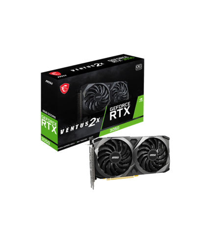 MSI GRAPHICS CARD RTX 3050 VENTUS 2X 8GB OC