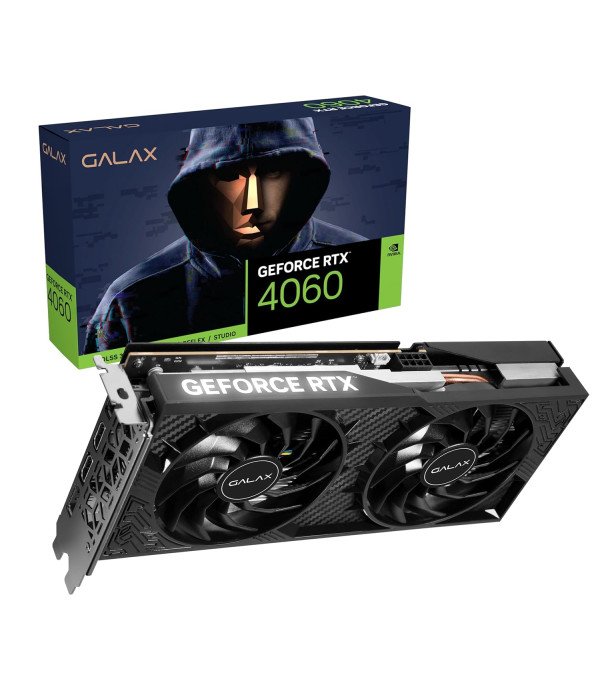 GALAX GRAPHICS CARD RTX4060 1 CLICK OC 2X PCI-E 8GB GDDR6