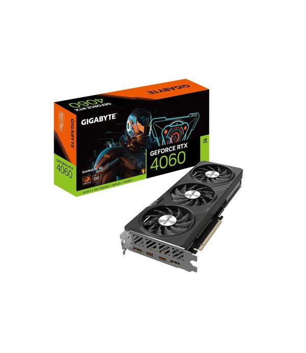 GIGABYTE GRAPHICS CARD RTX4060 GAMING 8GB DDR6 OC