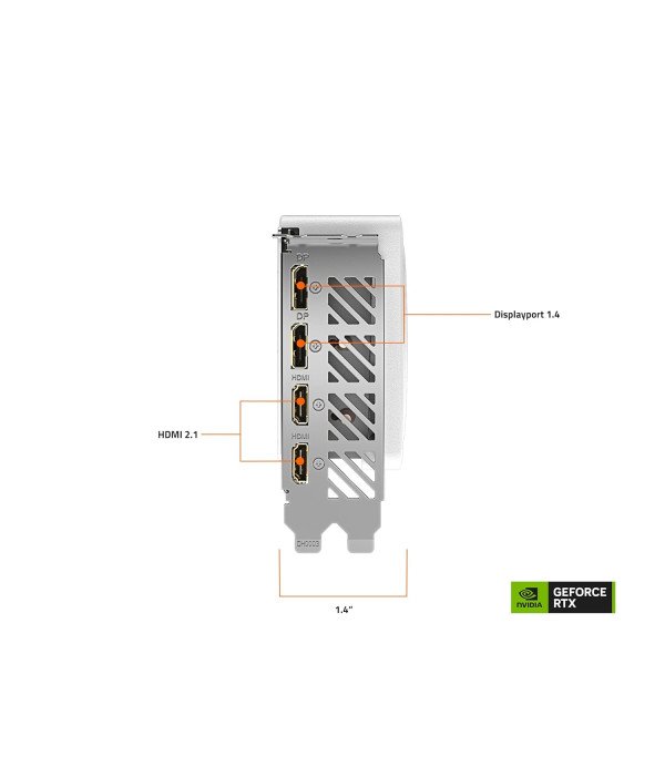 GIGABYTE GRAPHICS CARD RTX4060TI AERO OC 8GB DDR6