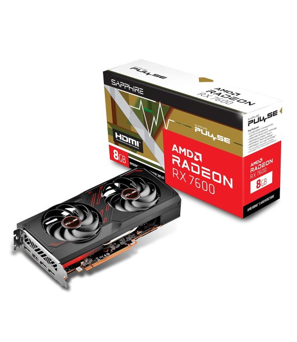 SAPPHIRE GRAPHICS CARD PULSE RX7600 8GB