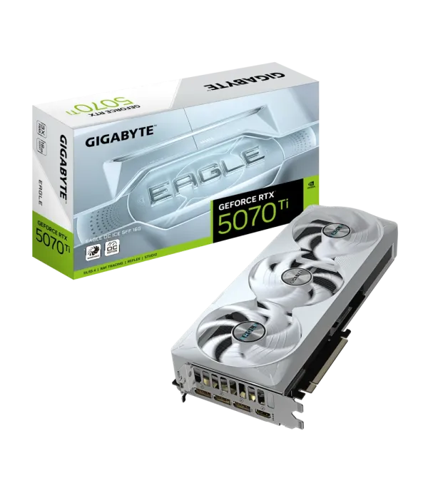 GIGABYTE GeForce RTX™ 5070 Ti EAGLE OC ICE SFF 16G