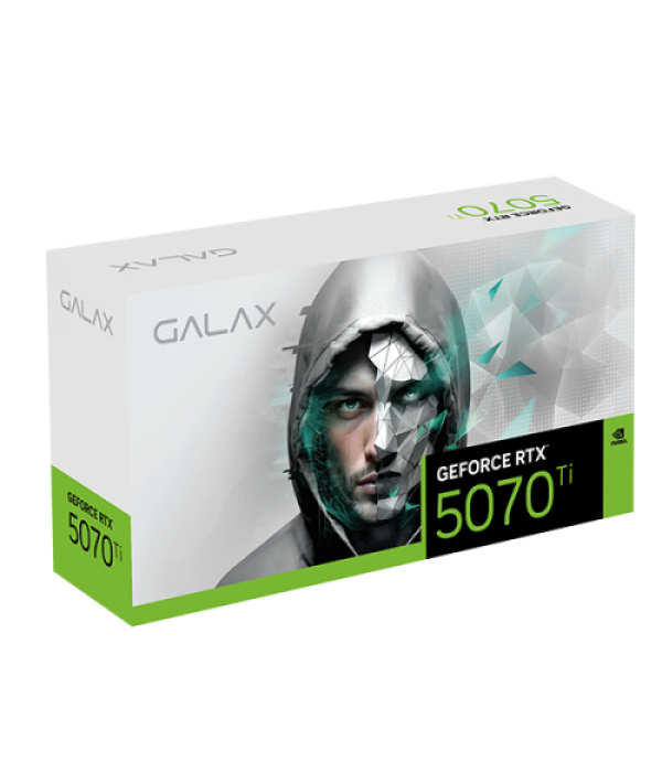 GALAX GRAPHICS CARD RTX5070TI 1 CLICK OC WHITE PCI-E 16GB DDR7 256BIT