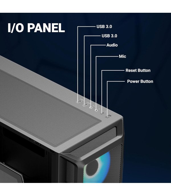 ANT ESPORTS CABINET 611 AIR BLACK