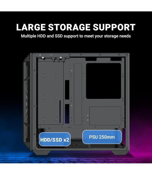 ANT ESPORTS CABINET 611 AIR BLACK