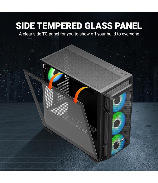 ANT ESPORTS CABINET 611 AIR BLACK