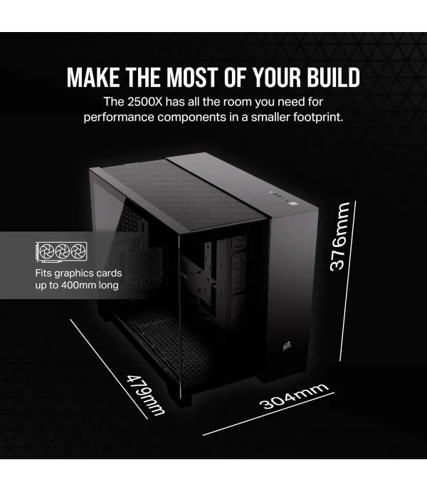 Corsair 2500X Mid-Tower Dual Chamber PC Case