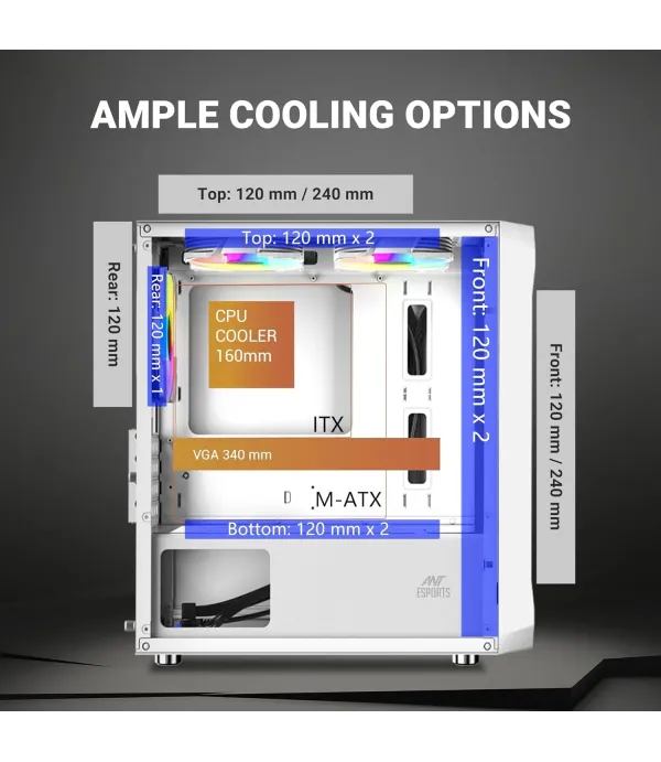 ANT ESPORTS CABINET ICE 100AIR MINI