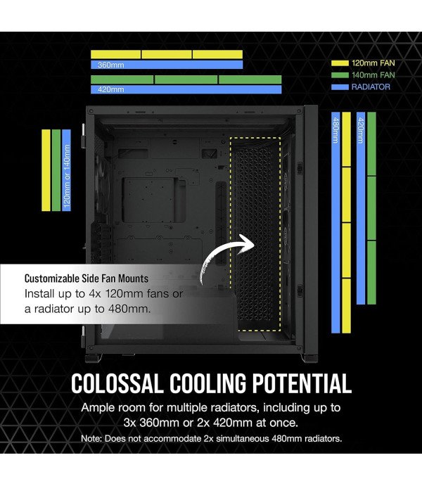 CORSAIR AIR FLOW FULL TOWER CABINET 7000D