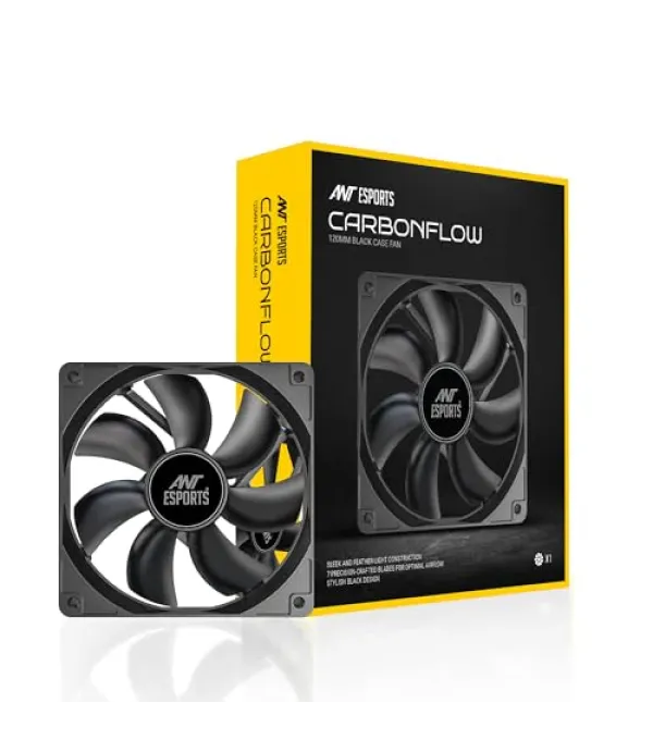 ANTESPORTS CARBON FLOW 120MM CASE FAN (BLACK)