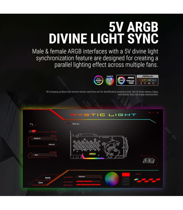 ANT ESPORTS INFINITY FLOW 120MM 3IN1 ARGB FAN KIT