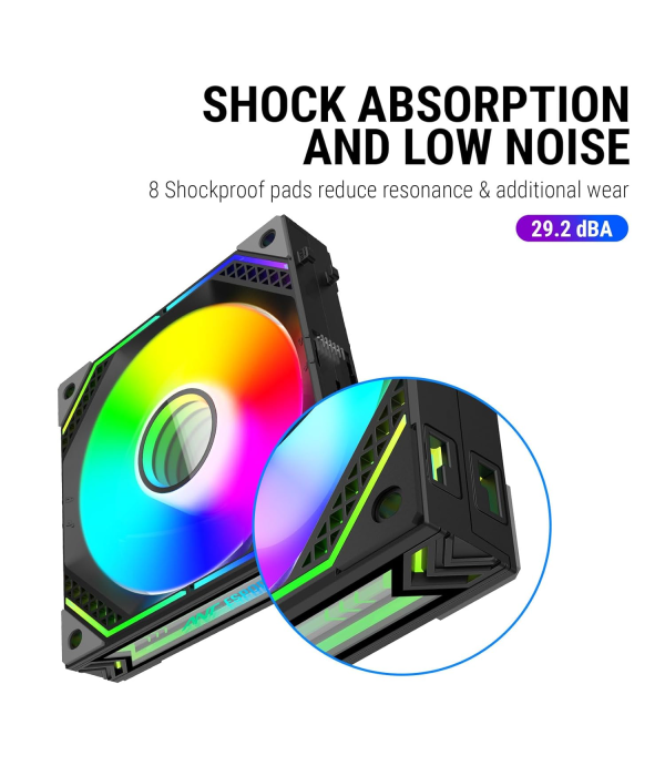 ANT ESPORTS INFINITY FLOW 120MM 3IN1 ARGB FAN KIT