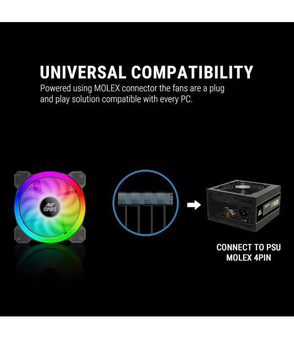 ANT ESPORTS SUPER FLOW 120 AUTO RGB V2