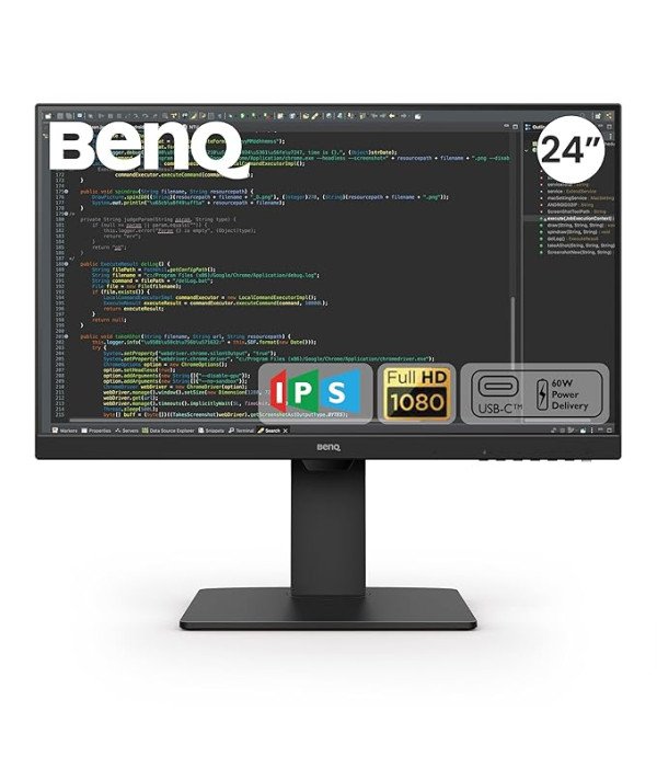 BENQ MONITOR 24" LED GW2485TC - FHD / IPS / HDMI / DP / TYPE-C / HAS / SPK / 75HZ