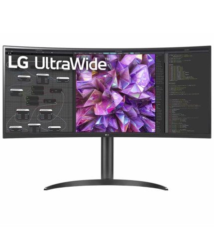 LG CURVED ULTRAWIDE MONITOR 34" 34WQ75C-B - 2K / SRGB99% / HDR10 / LAN / USB-C