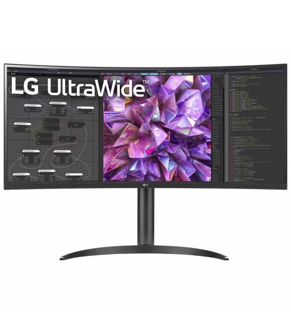 LG CURVED ULTRAWIDE MONITOR 34" 34WQ75C-B - 2K / SRGB99% / HDR10 / LAN / USB-C