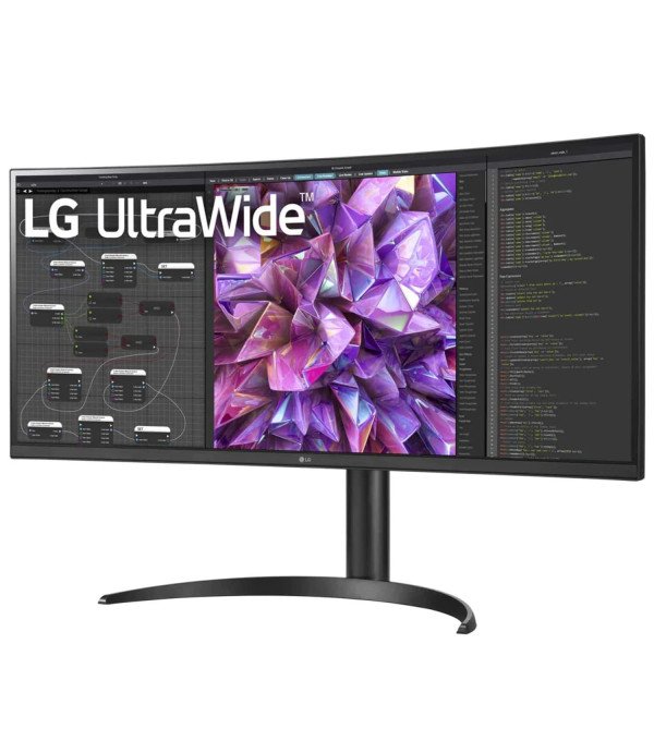 LG CURVED ULTRAWIDE MONITOR 34" 34WQ75C-B - 2K / SRGB99% / HDR10 / LAN / USB-C