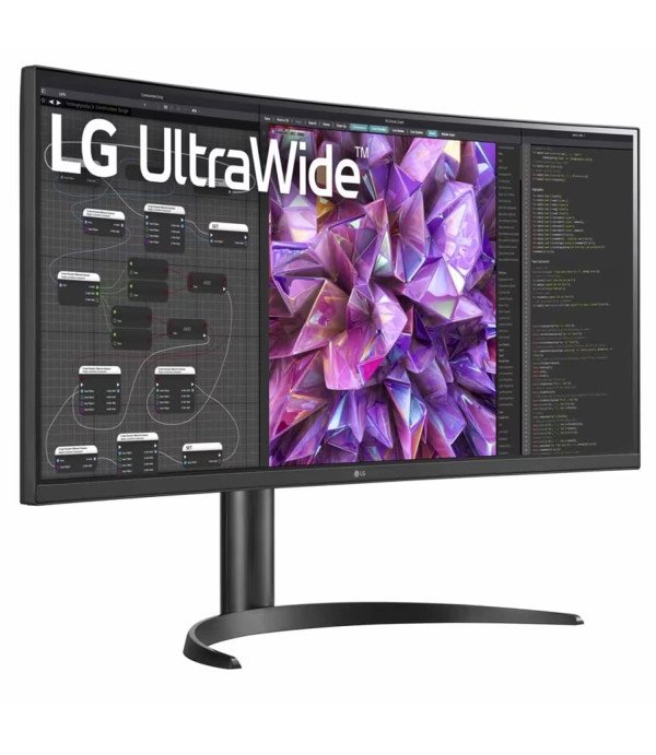 LG CURVED ULTRAWIDE MONITOR 34" 34WQ75C-B - 2K / SRGB99% / HDR10 / LAN / USB-C