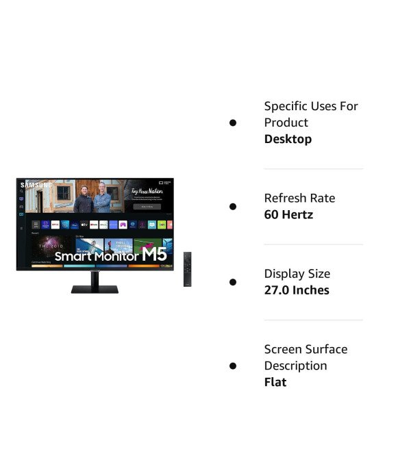 SAMSUNG SMART MONITOR 27" LS27BM500EWXXL