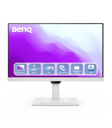 BENQ MONITOR 27" LED GW2790QT - WHITE / 2K / IPS / SRGB 99% / TYPE-C / HDMI / DP / HAS / SPK