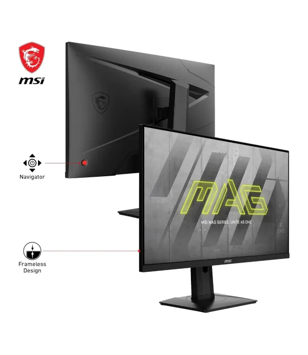 MSI MONITOR MAG274UPF E2 -   4K / IPS / 160Hz / 0.5ms / TYPE -C / HEIGHT ADJUSTABLE / PIVOT / AMD FREE-SYNC