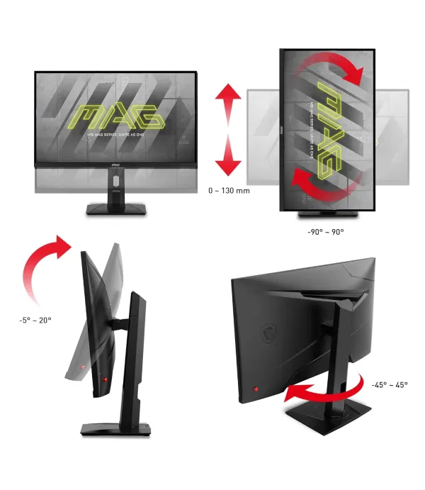 MSI MONITOR MAG274UPF E2 -   4K / IPS / 160Hz / 0.5ms / TYPE -C / HEIGHT ADJUSTABLE / PIVOT / AMD FREE-SYNC