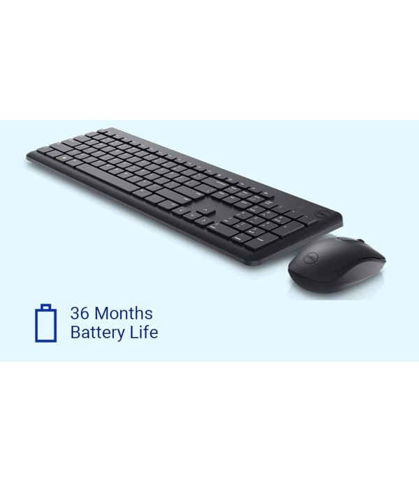 DELL WIRELESS KEYBOARD MOUSE COMBO KM3322W