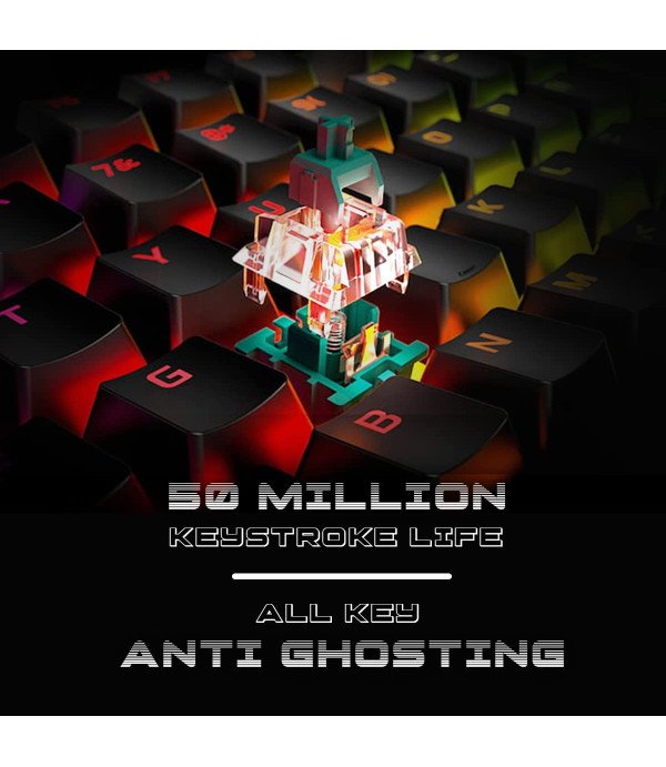 COSMIC BYTE CBGK28 VANTH RED SWITCH KEYBOARD